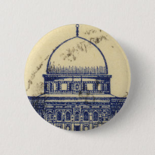 palestinska urgamla frimärke 1920_ palestinska fol knapp