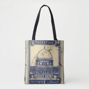 palestinska urgamla frimärke 1920_ palestinska fol tygkasse
