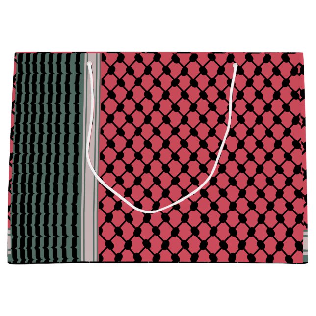 Palestinska vattenmelon Hatta Keffiyeh Kufiya Folk (Framsidan)