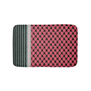 Palestinska vattenmelon Hatta Keffiyeh Kufiya Folk Badrumsmatta