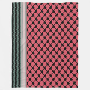 Palestinska vattenmelon Hatta Keffiyeh Kufiya Folk Fleecefilt