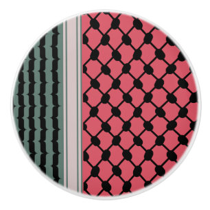 Palestinska vattenmelon Hatta Keffiyeh Kufiya Folk Knopp