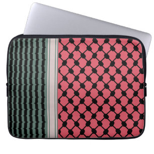Palestinska vattenmelon Hatta Keffiyeh Kufiya Folk Laptop Fodral