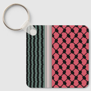 Palestinska vattenmelon Hatta Keffiyeh Kufiya Folk Nyckelring