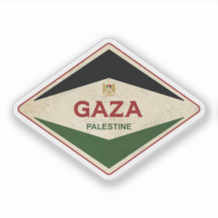 Palestinska Vintagen Gaza Klistermärken