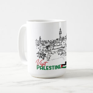 Palestinskt arv och hopp kaffemugg