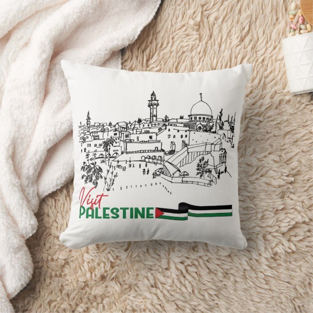 Palestinskt arv och hopp kudde (Filt)