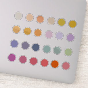 Palettbulletinen vår Pastel Färg Journal Klistermärken