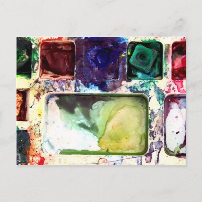 PALETTE FÄRG vykort (Framsida)