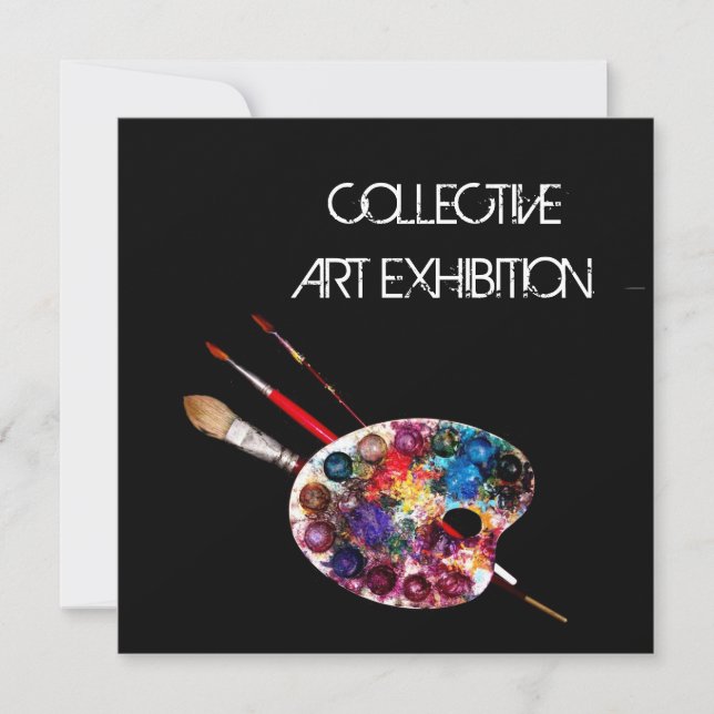 PALETTE-KONSTNADSFÖRING I FÄRG VISAR GALLERY EXHIB (Framsida)