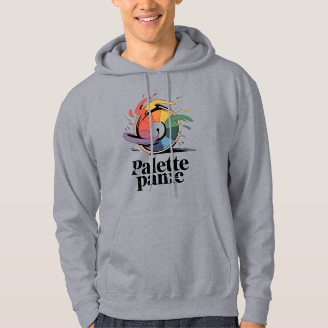 Palette Panic | Creative Chaos Mood     Hoodie (Framsida)