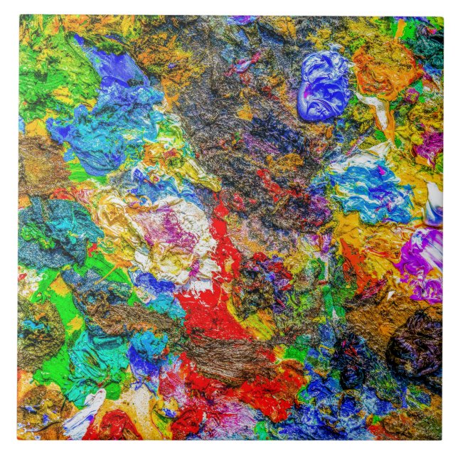 paletten färg kakelplatta (Framsidan)