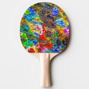 paletten färg pingisracket