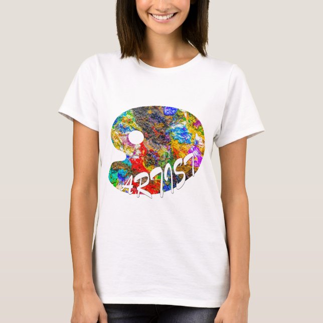 paletten färg tee shirt (Framsida)