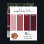 Palettkort för vin Bröllop färg 2023<br><div class="desc">Palettkort för vin Bröllop färg 2023</div>