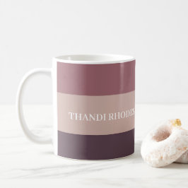  palettmonogrammet rand färg kaffemugg
