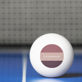 palettmonogrammet rand färg pingisboll