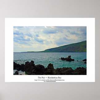 Pali ~ Kealakekua Bay Poster
