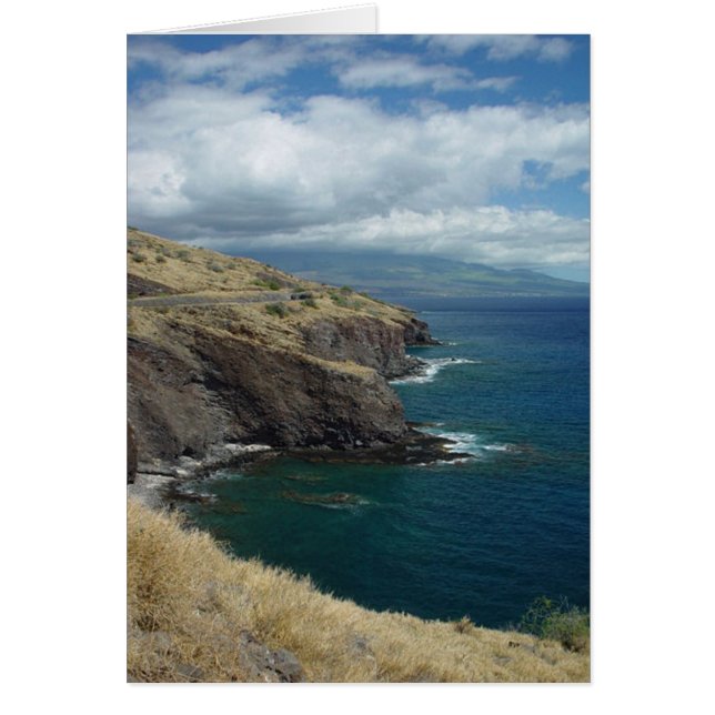 Pali, Maui, Hawaii Hälsningskort (Framsidan)