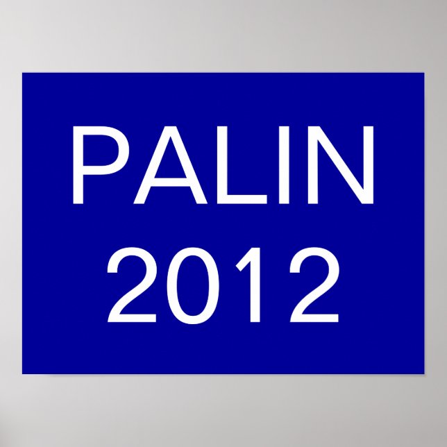 PALIN, 2012 POSTER (Framsidan)