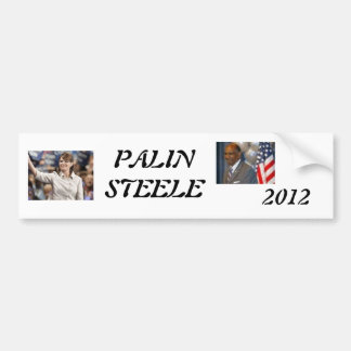 palin 2012, steele 1, 2012, PALINSTEELE Bildekal