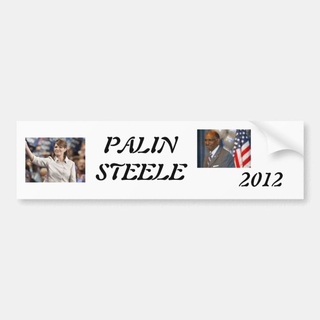 palin 2012, steele 1, 2012, PALINSTEELE Bildekal (Framsidan)