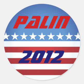 Palin 2012-symbol runt klistermärke