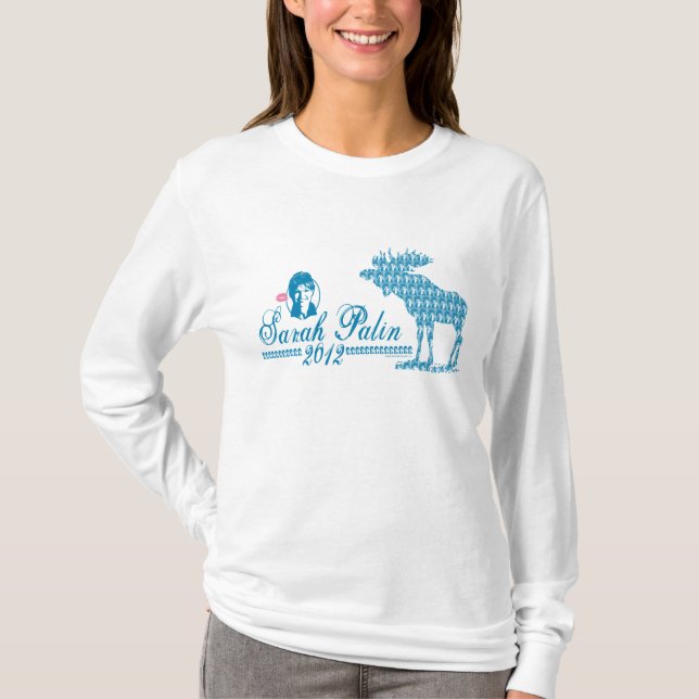 Palin älgskjorta 2012 t-shirt (Framsida)