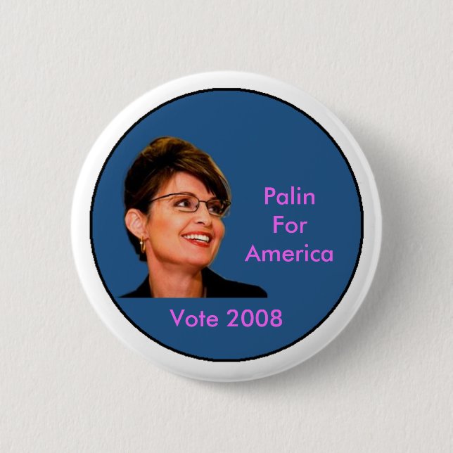 Palin för Amerika Knapp (Framsida)