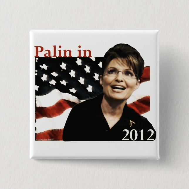 Palin för president i 2012 knapp (Framsida)