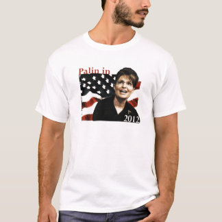 Palin för president i 2012 t shirt
