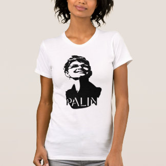 Palin ljusa kvinna utslagsplats t-shirt