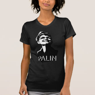 Palin mörka kvinna utslagsplats t-shirt