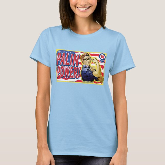 Palin Power 2008 T Shirt (Framsida)