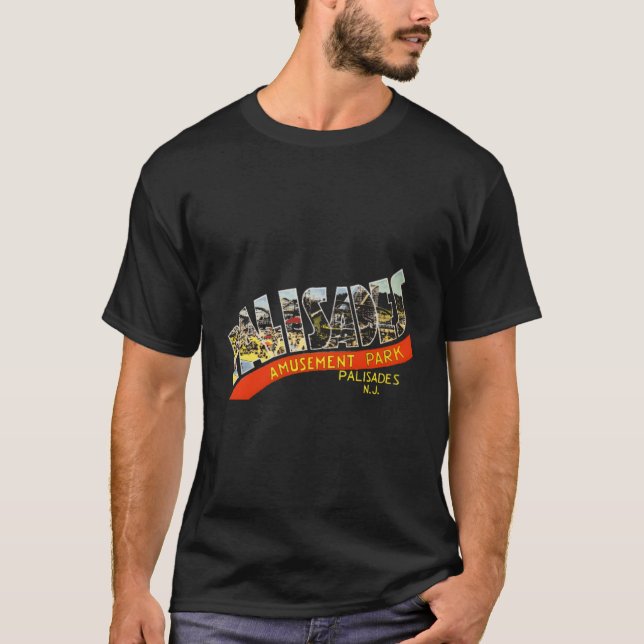 Palisades Amuset Park New jersey T Shirt (Framsida)