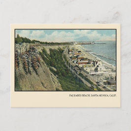 Palisades Beach, Santa Monica, Calif. 1931 Vintage Vykort