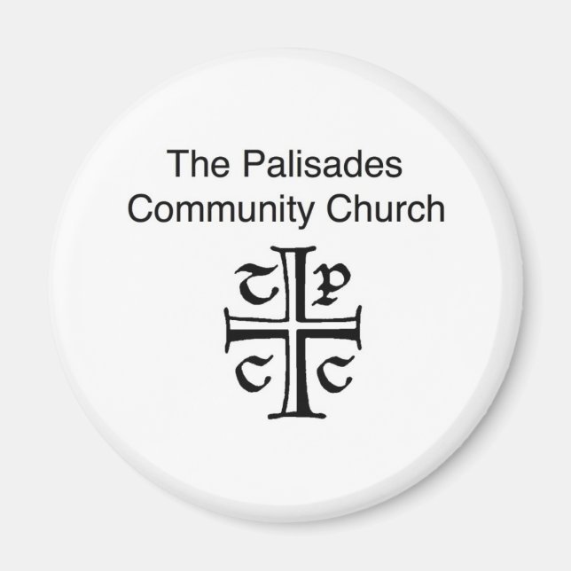 Palisades Community Church Magnet (Framsidan)