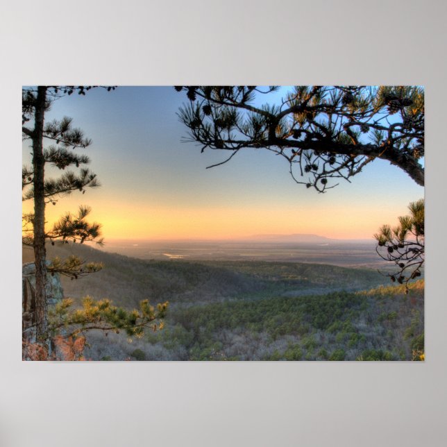 Palisades Overlook, Petit Jean State Park Arkansas Poster (Framsidan)