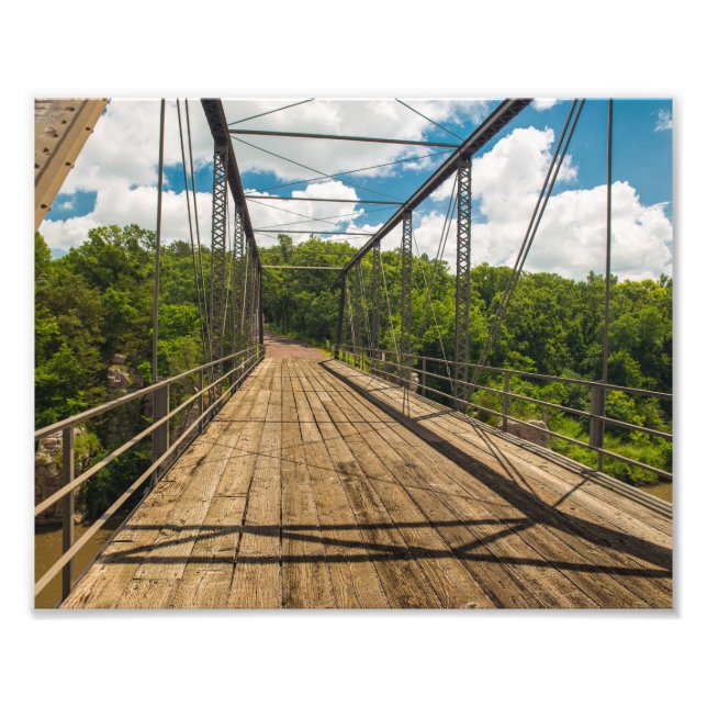 Palisades State Park Bridge Fototryck (Framsidan)