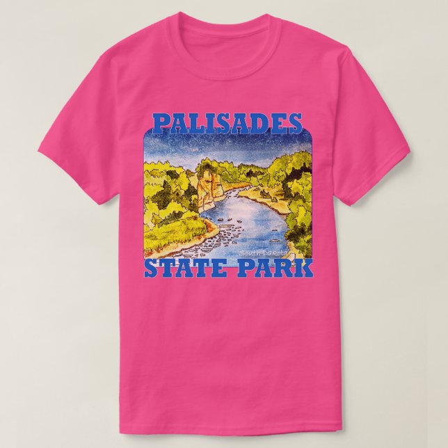 Palisades State Park South Dakota T Shirt (Design framsida)