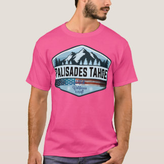 Palisades Tahoe Usa Ski Skiing California 01 T Shirt