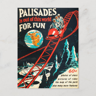Palisades vintage affisch vykort