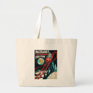 Palisadesvintage affisch jumbo tygkasse