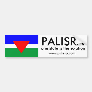 PALISRA-flagga, en som är statlig, är solutioen Bildekal