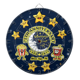 Pålitlig Drive In 75-årsjubileum Dartboard Darttavla