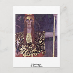 Pallas Athena by Gustav Klimt Vykort