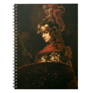 Pallas Athena eller, armerad figur, 1664-65 Anteckningsbok