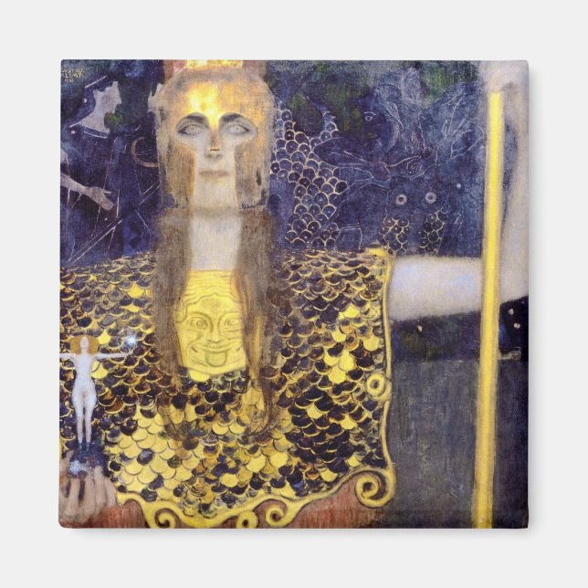 Pallas Athena, Gustav Klimt Magnet (Framsidan)