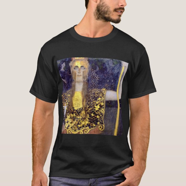 Pallas Athena, Gustav Klimt T Shirt (Framsida)