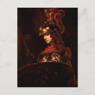 Pallas Athena or, Armored Figur, 1664-65 Vykort